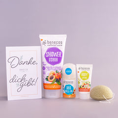 benecos Muttertag-Geschenkset Pflege Aprikose, 25% Rabatt, Naturkosmetik