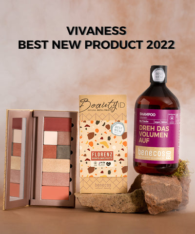 Vivaness 2022 Best New Product Award, Volumenshampoo + Beauty ID Refill Make-up Palette
