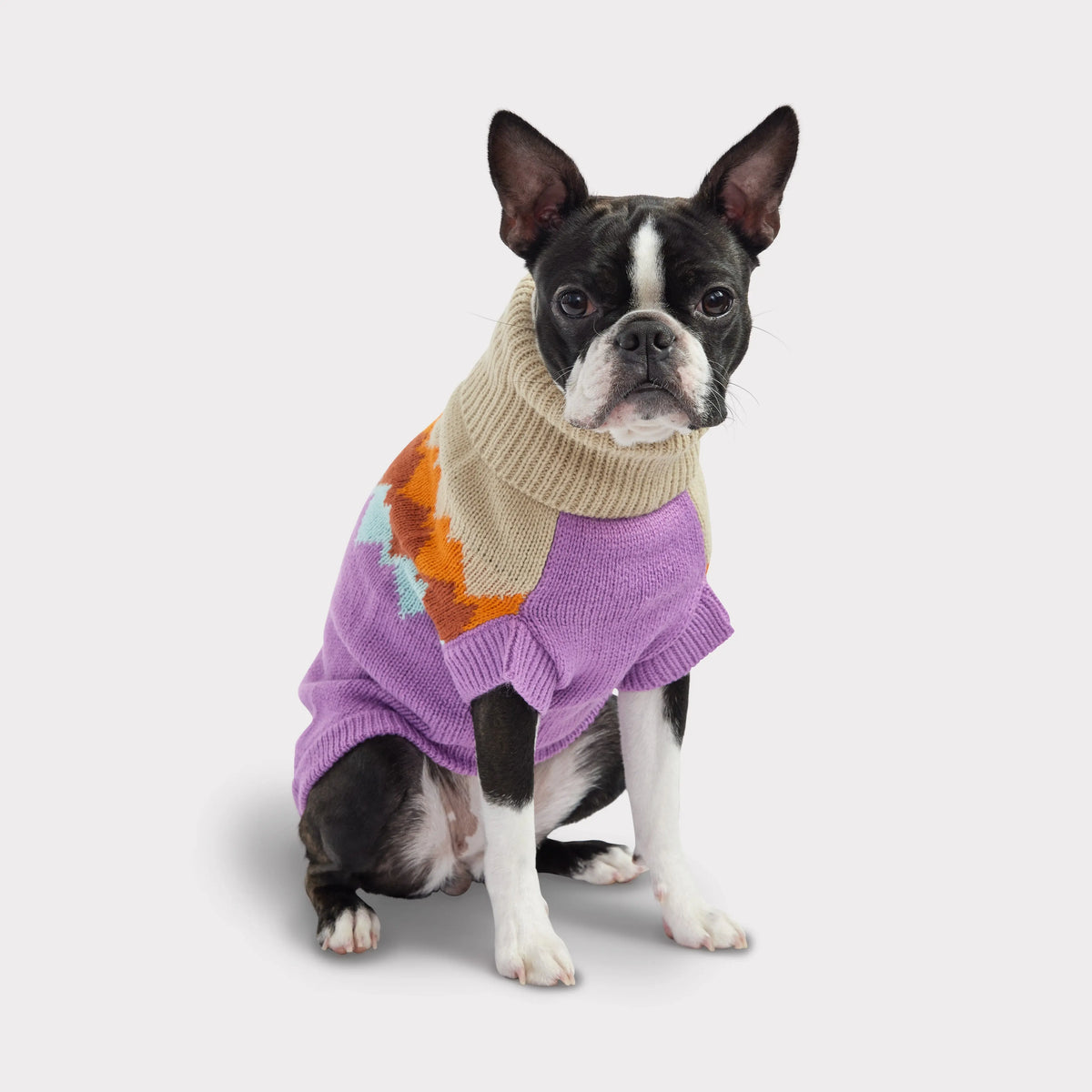 GF Pet GS471F2-LV-2XS Retro Sweater, Lavender - 2XS 