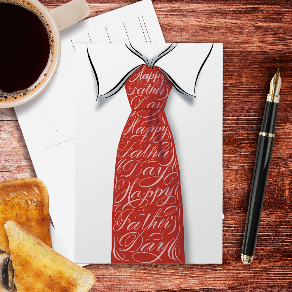 image for Happy Father’s Day - Necktie Postcard