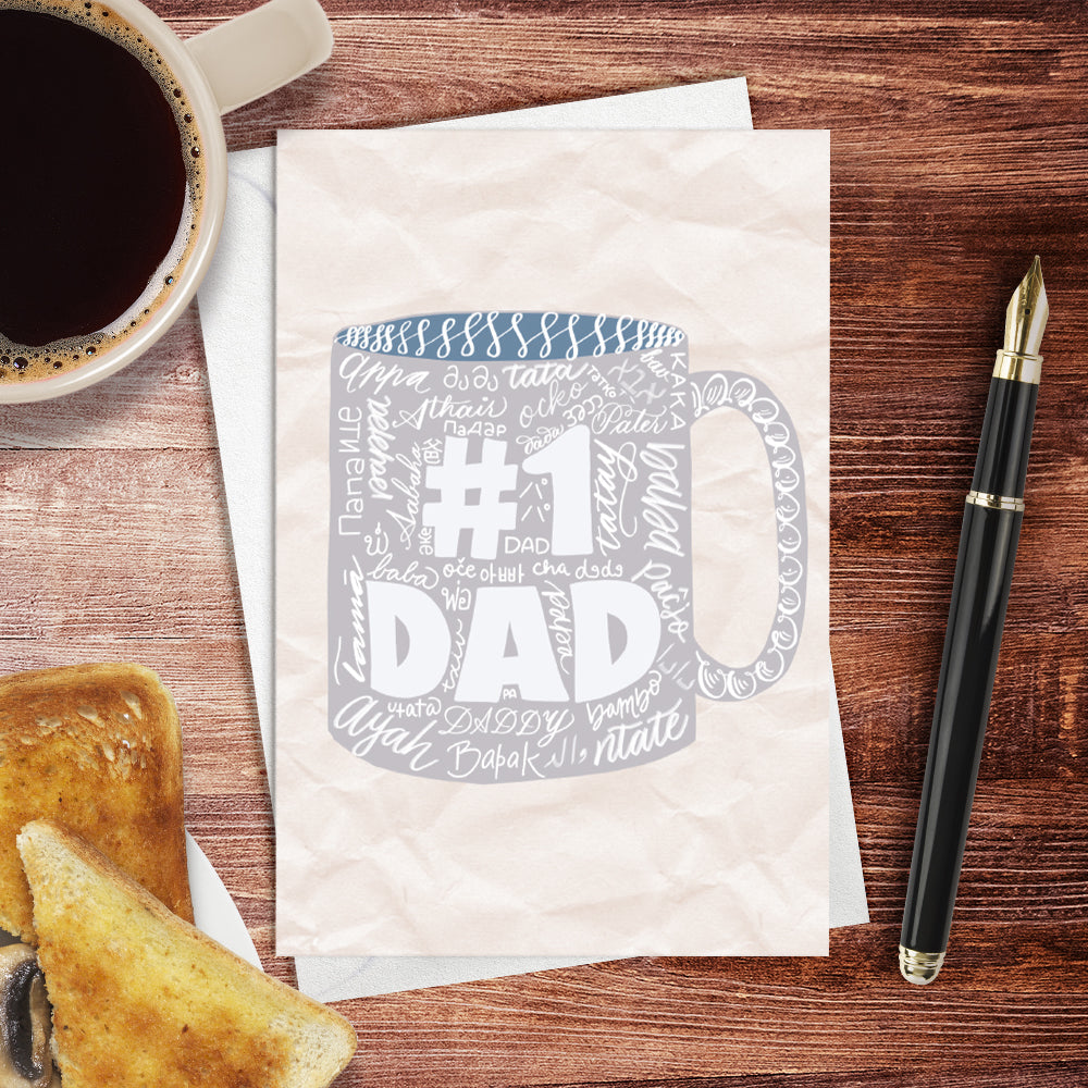 image for No.1 Dad Calligraphy Mug