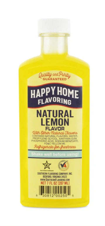 Happy Home "Natural Lemon" Flavoring 7 oz.