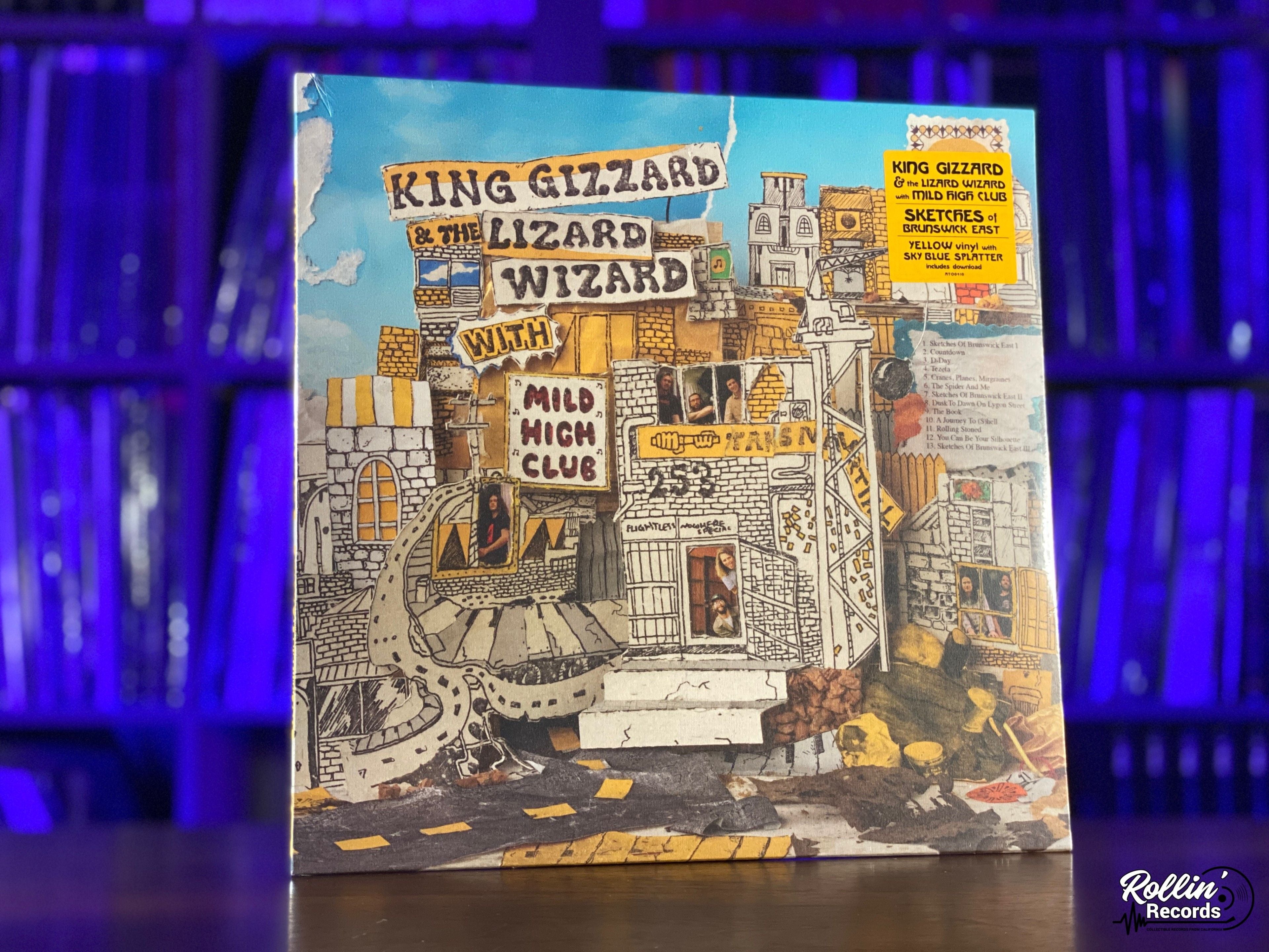 King Gizzard & The Lizard Wizard - Sketches of Brunswick East (Yellow –  Rollin' Records