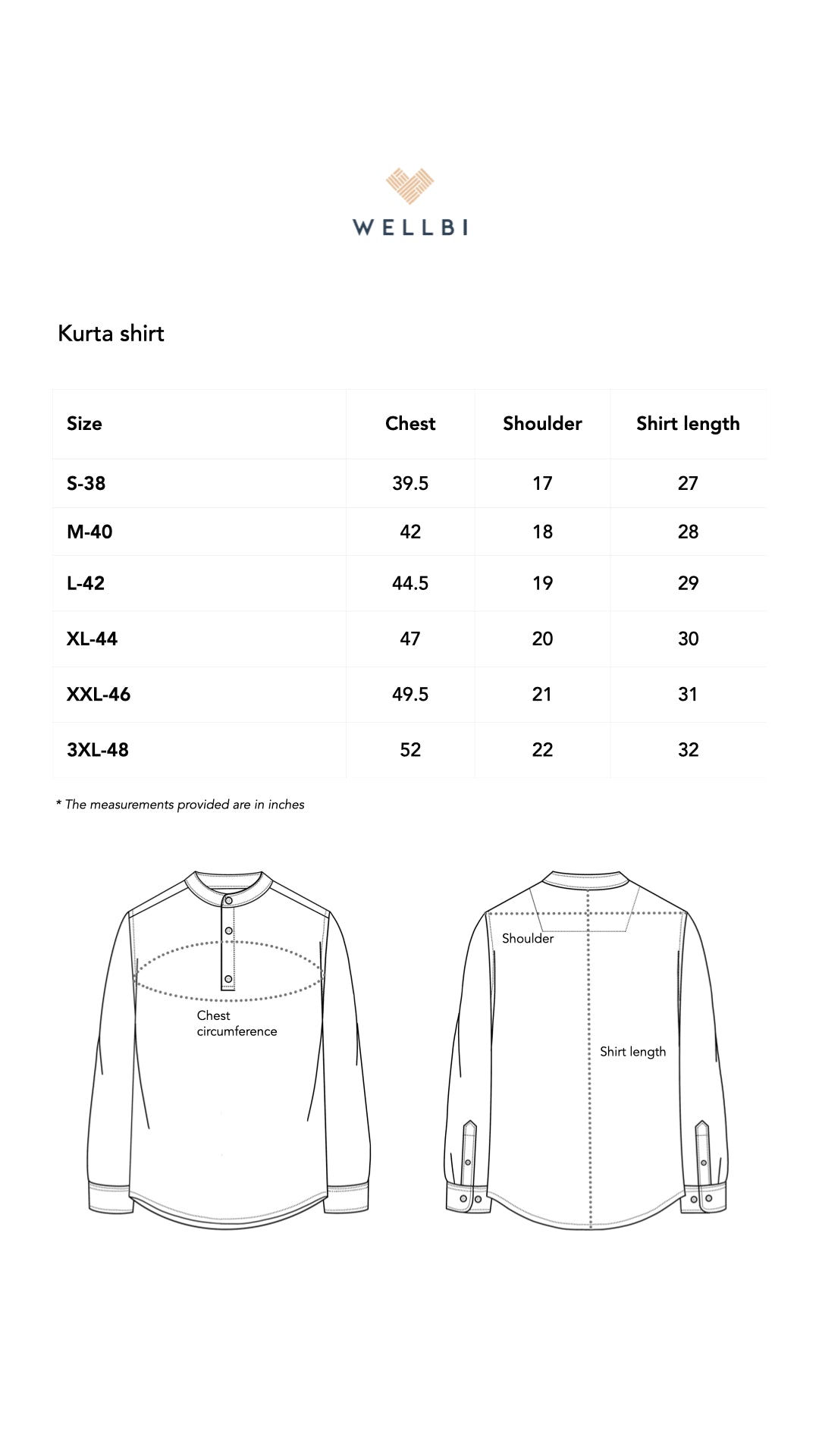 Kurta_Shirt_Size_chart