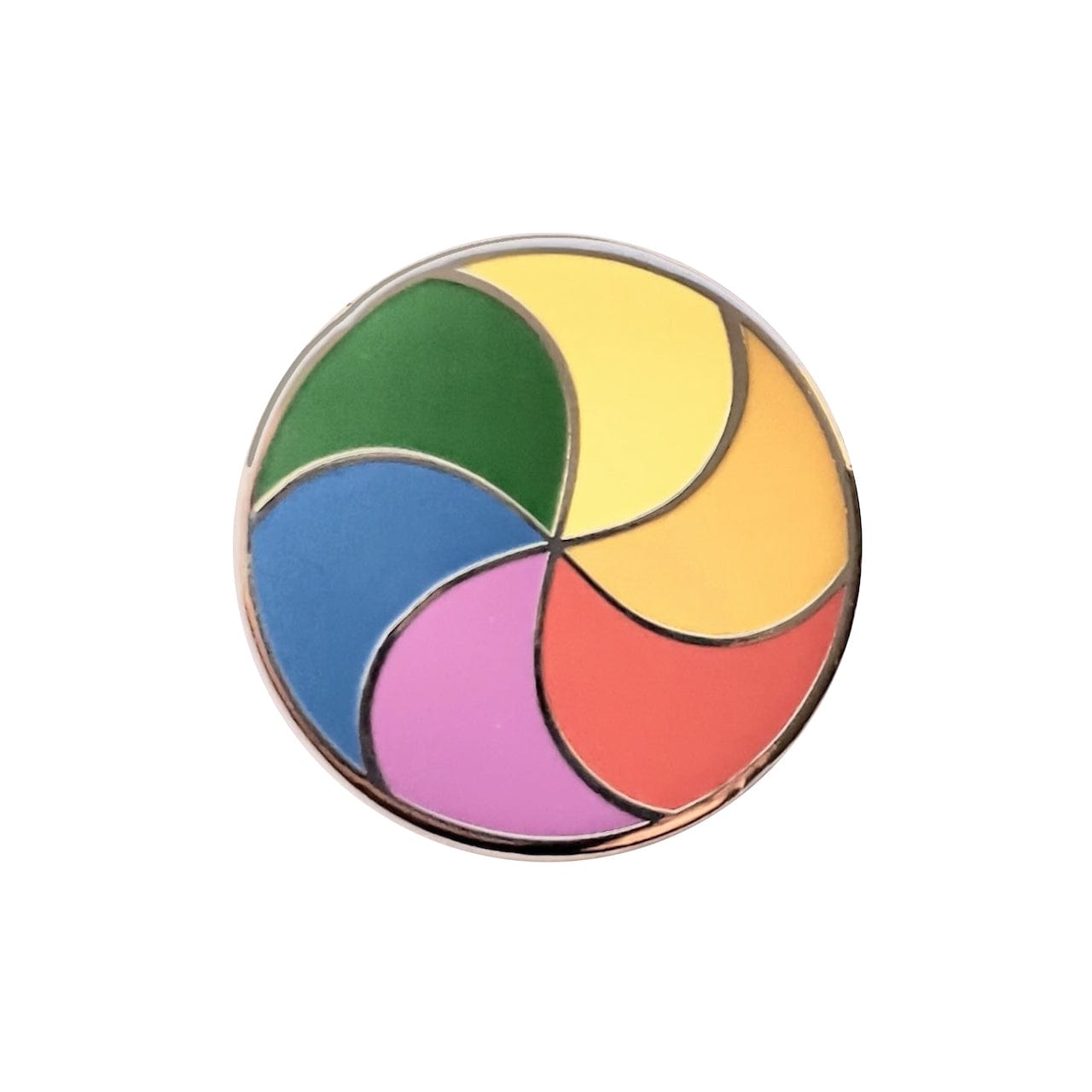Nonbinary Pride Spinning Pinwheel Enamel Pin – Pocket Sushi: Indie