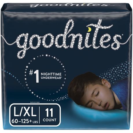 GoodNites Nighttime Underwear, Youth, Male, Pull-on with Tear Away Seams,  Disposable, Heavy Absorbency, Small/Medium (38 to 65 Pounds), 14 Count,  #41313