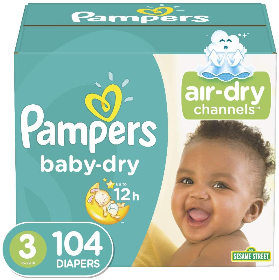 Pampers Pure Protection Diapers, Size 3, 168 Count : : Baby