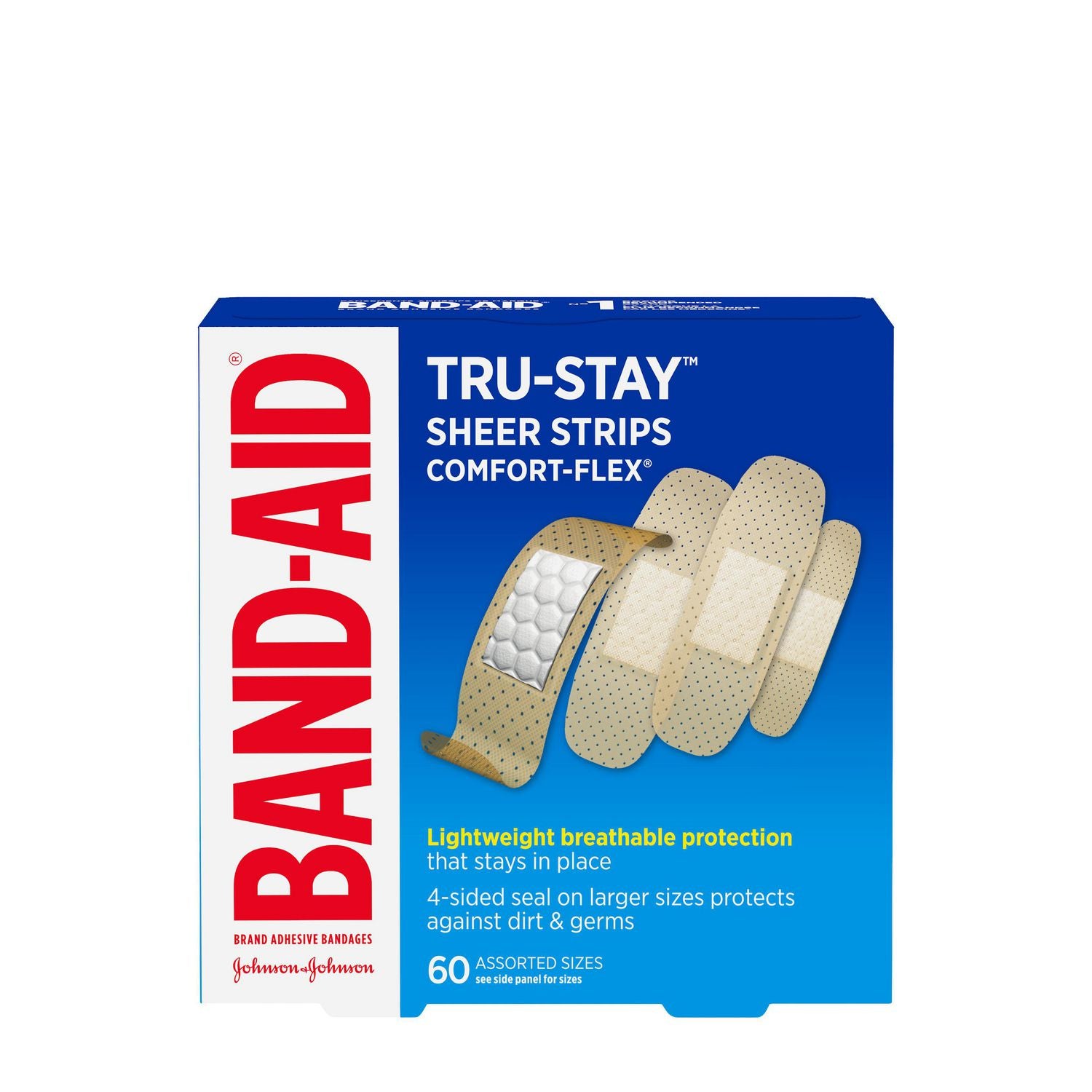 BAND-AID Flexible Fabric Adhesive Bandages Assorted Sizes - 30