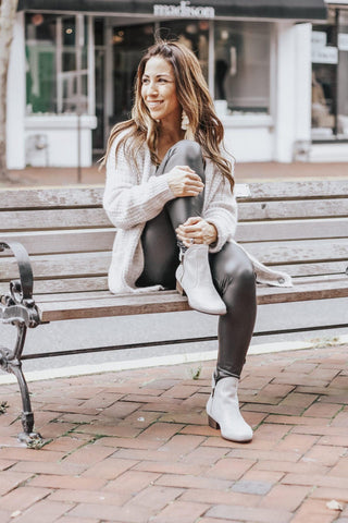 woman with comfortable boots