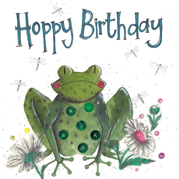 Frog Birthday - Blank