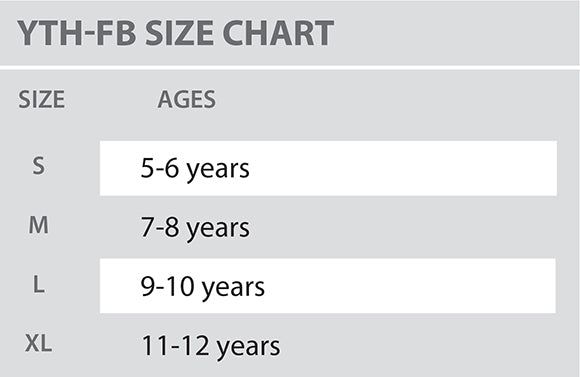 Size Chart - Colosseum - Youth - All