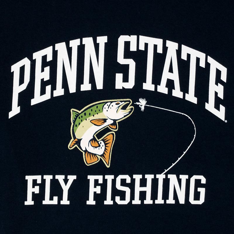 Comfort Colors Penn State Fly Fishing Long Sleeve T-shirt