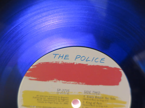 The Police Synchronicity LP with purple hue