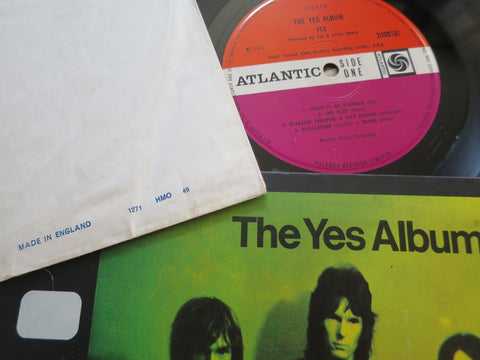 Yes The Yes Album plum label UK LP with dated inner sleeve.