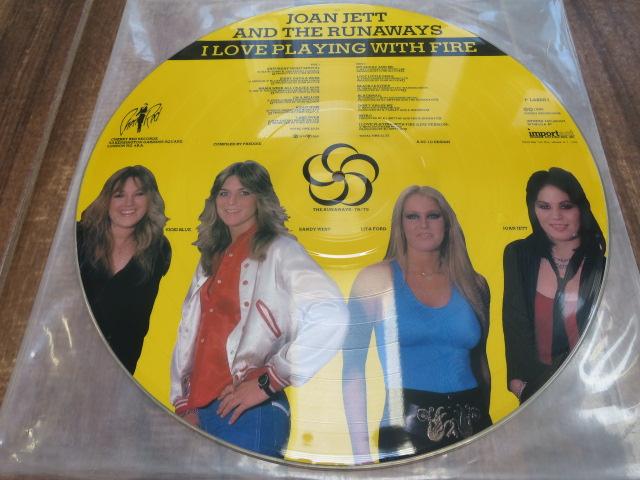 Joan Jett And The Runaways I Love Playing With Fire Picture Disc Lukes Records 8060