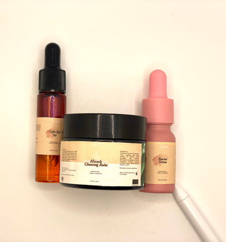 Gift set gift for her organic skincare