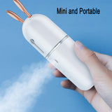 USB Rechargeable Rabbit Nano Mist Sprayer Facial Moisturizer_8