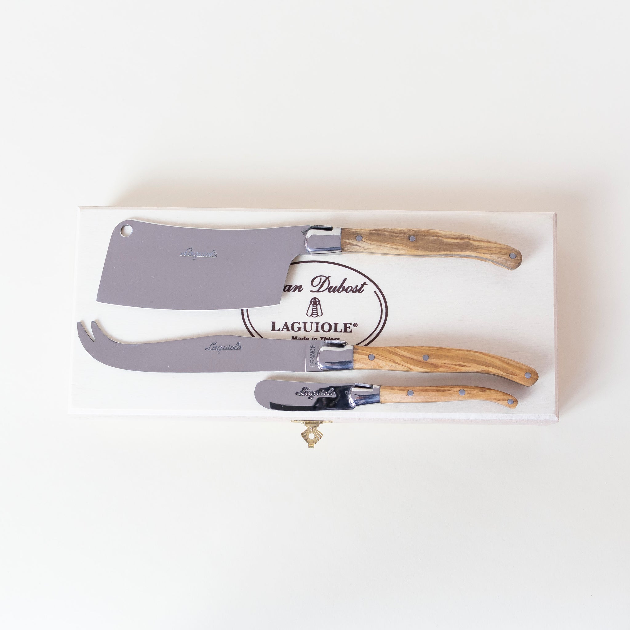 laguiole jean dubost cheese knife set