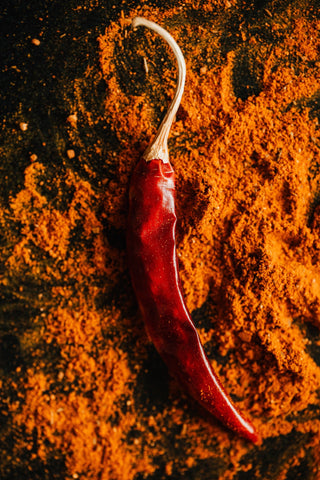 Home made spicy chili powder 