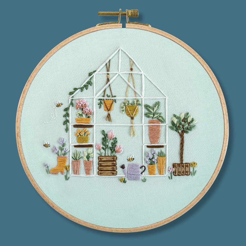 Image of The Glasshouse Embroidery Kit