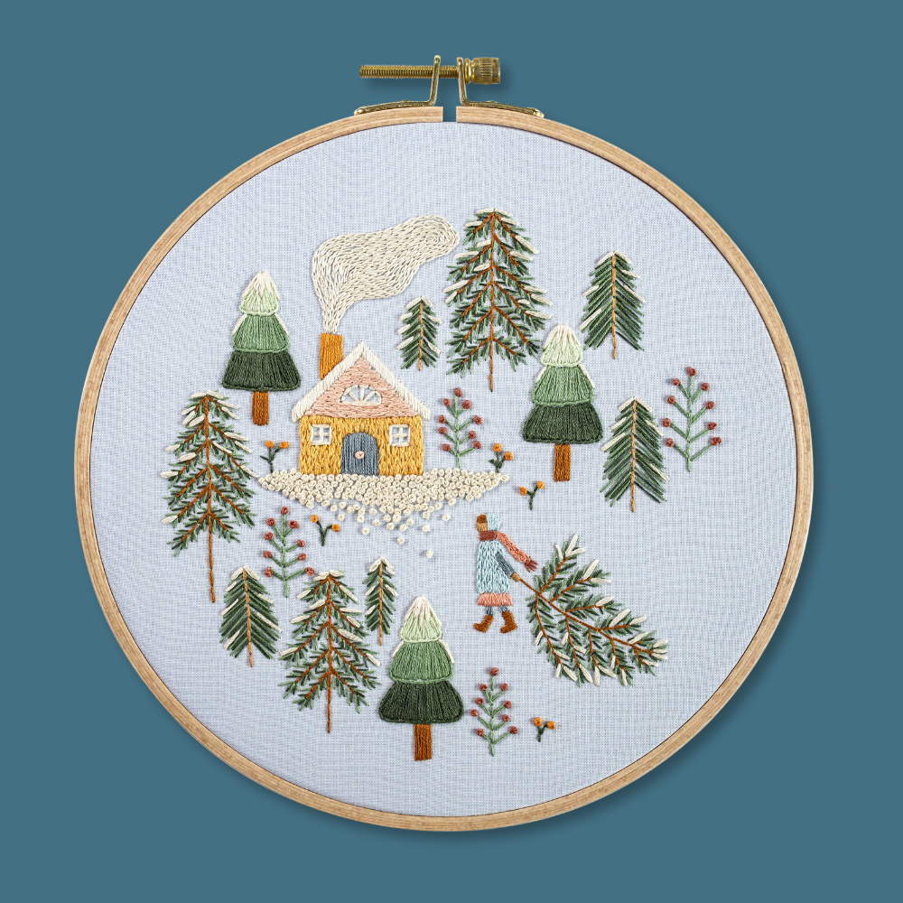 Image of Winter Wonderland Embroidery Kit