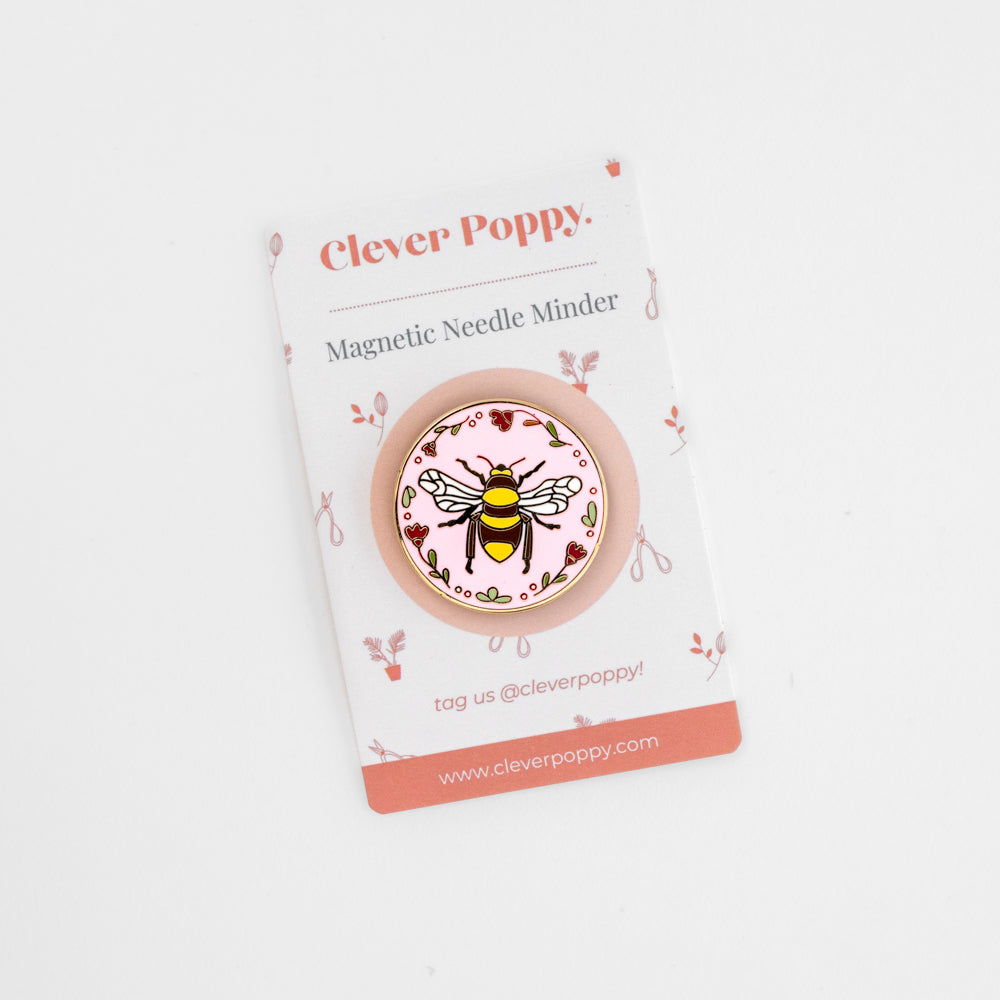 Image of Bees & Blossoms Magnetic Needle Minder