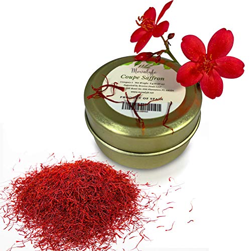 Coupe Spanish Saffron (2 grams) - Category 1 Pure Azafran Filaments (Unmatched Aroma for your Paella and Great Gift for Anyone who Enjoys Cooking and Entertaining)