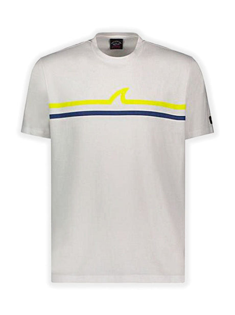 Louis Vuitton Men's Cream Cashmere Cotton LV Rainbow Intarsia T