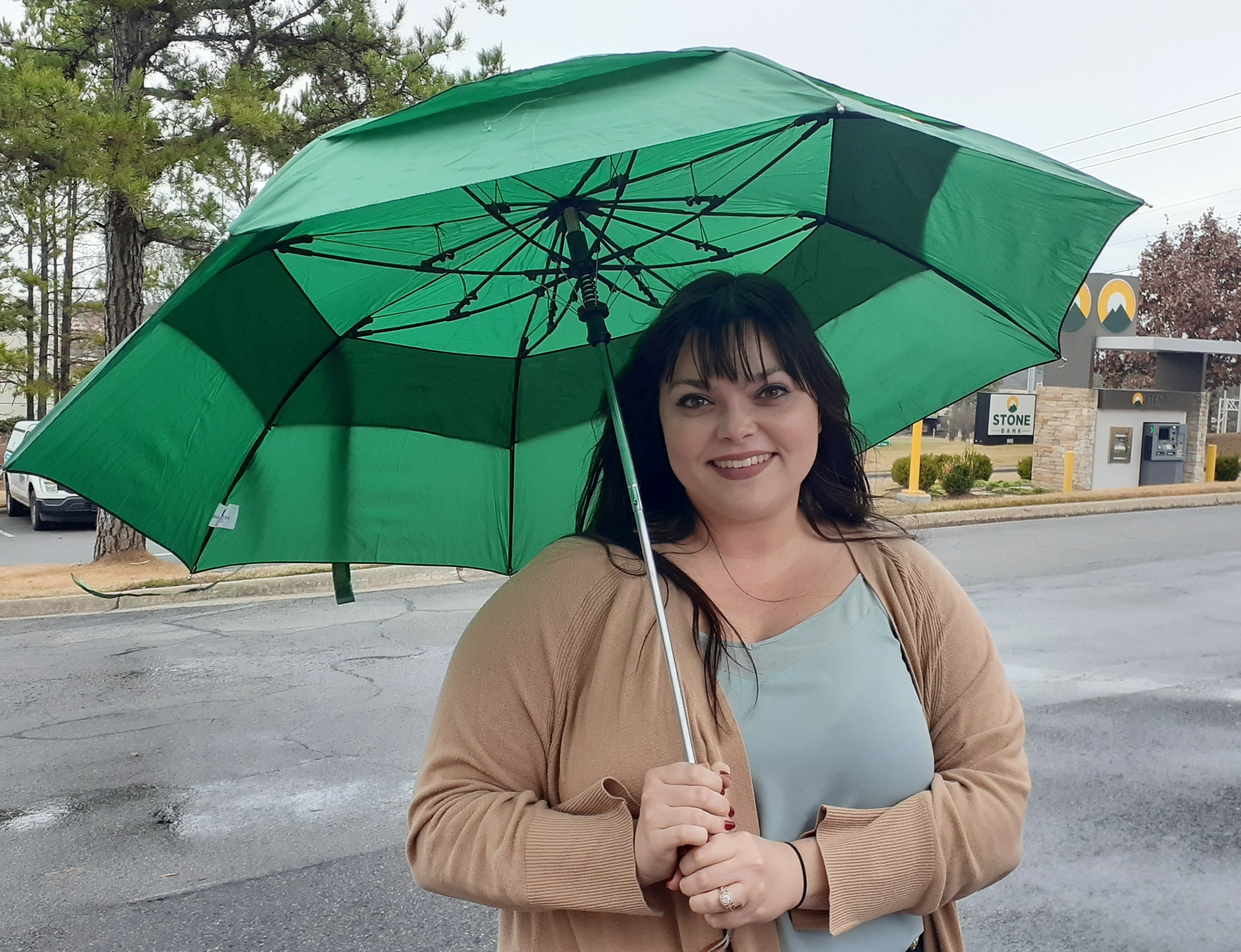 NEW! Umbrella with Stone Bank logo Stone Bank Merch