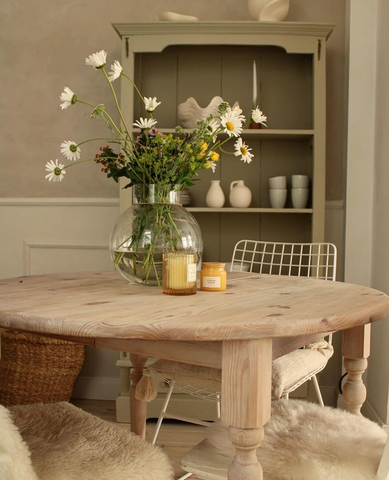 Image country house style kitchen dining area