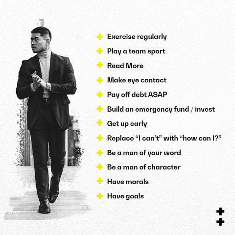 12 tips to becoming a better man