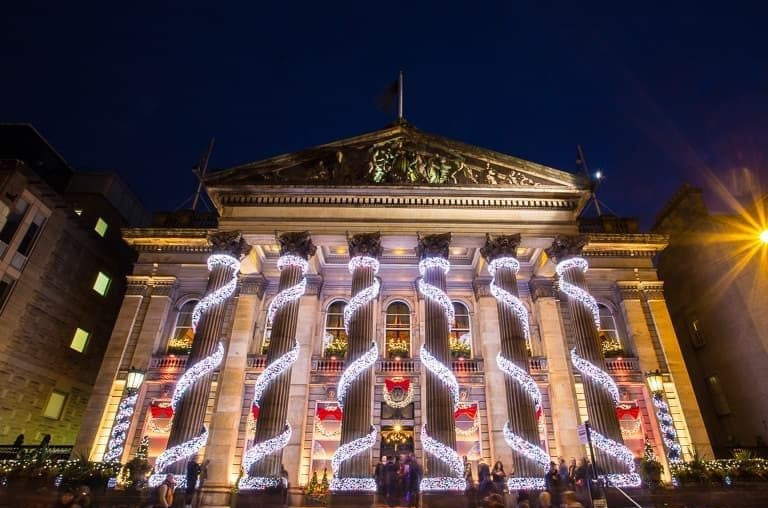 edimburgo dome natale festività