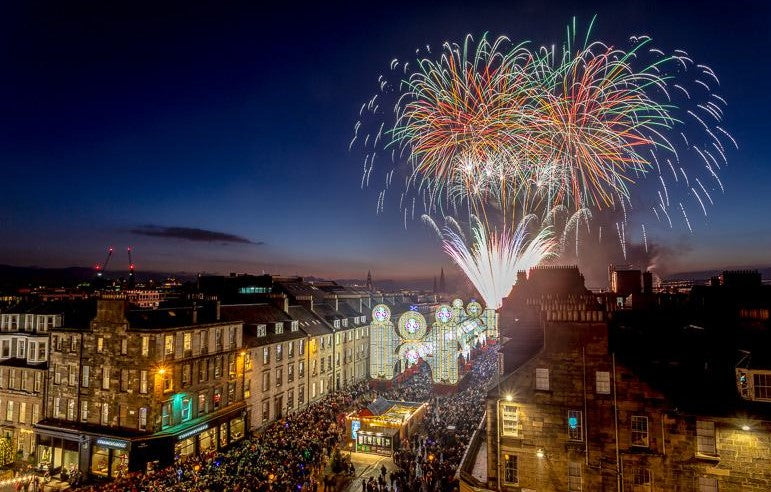 christmas in edimburgo scozia