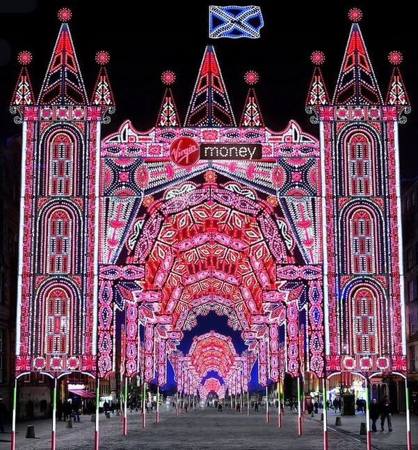 edimburgo luci di natale 2020