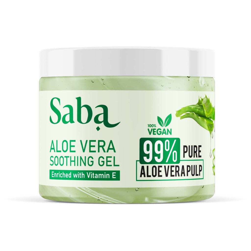 Saba Natural & Pure Aloe Vera Gel for face, hair and skin