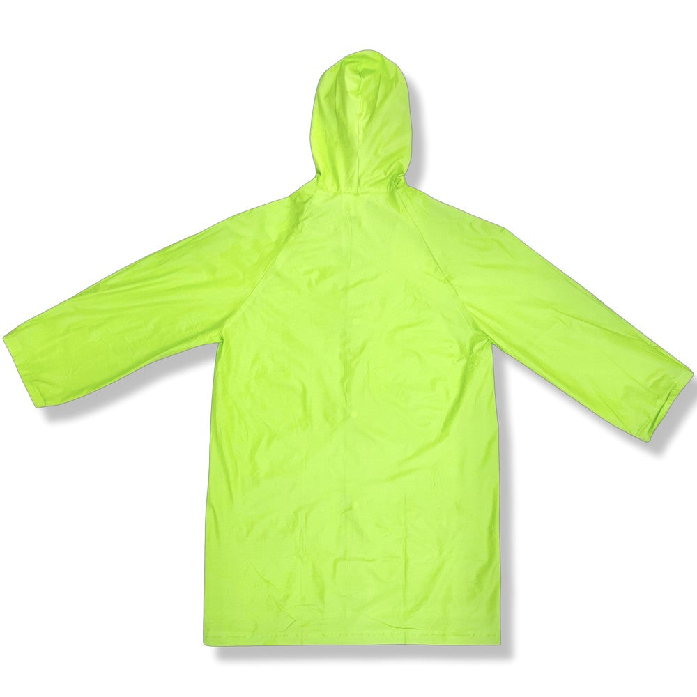 Green Smiley Full Sleeves Hooded Raincoat – Greenbell