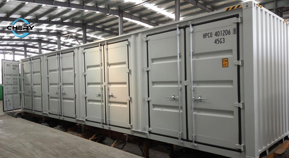 40ft Container with 4 Side Doors