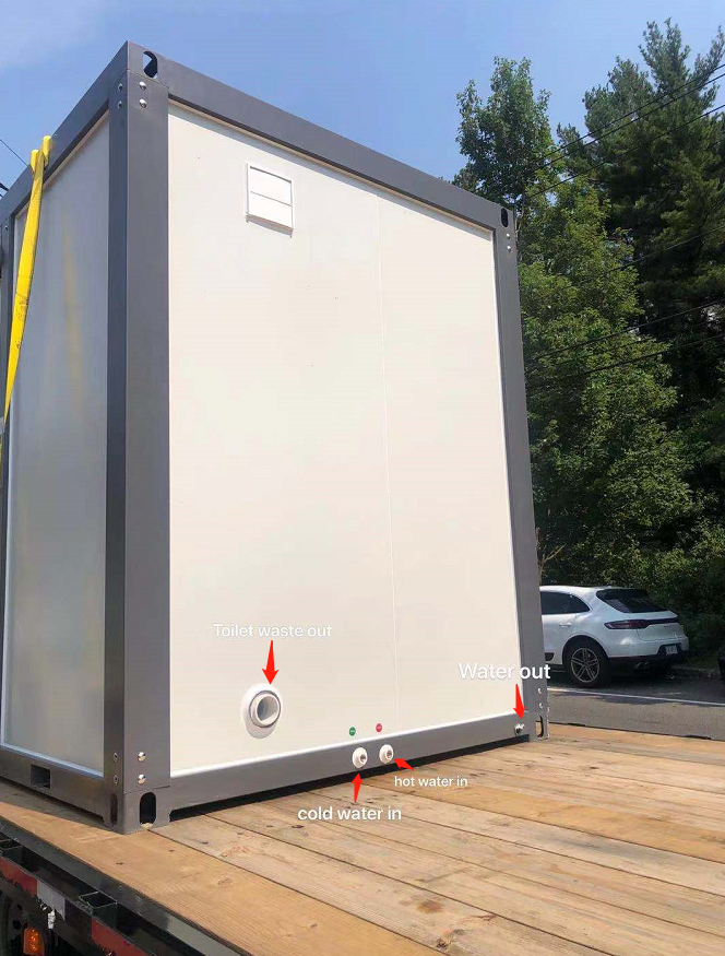 Bastone Portable Restroom with Showers