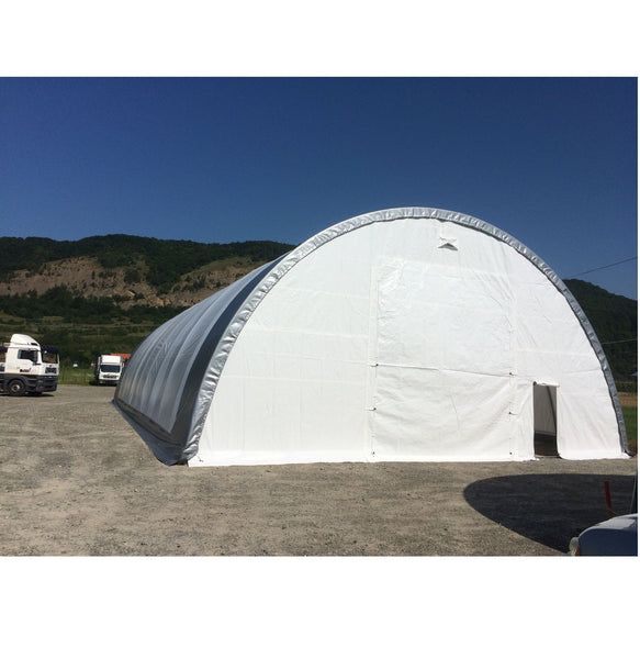 Gold Mountain Single Truss Arch Storage Shelter L40'xW80'xH20'