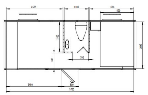 Outdoor Living and Working Apple Cabin 20ft