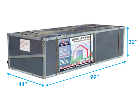 Double-Truss-Storage-Shelter-W20'xL40'xH16'-shipping-package