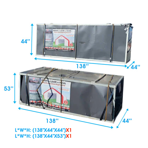 Double-Truss-Storage-Shelter-W40'xL80'xH21'-shipping-package