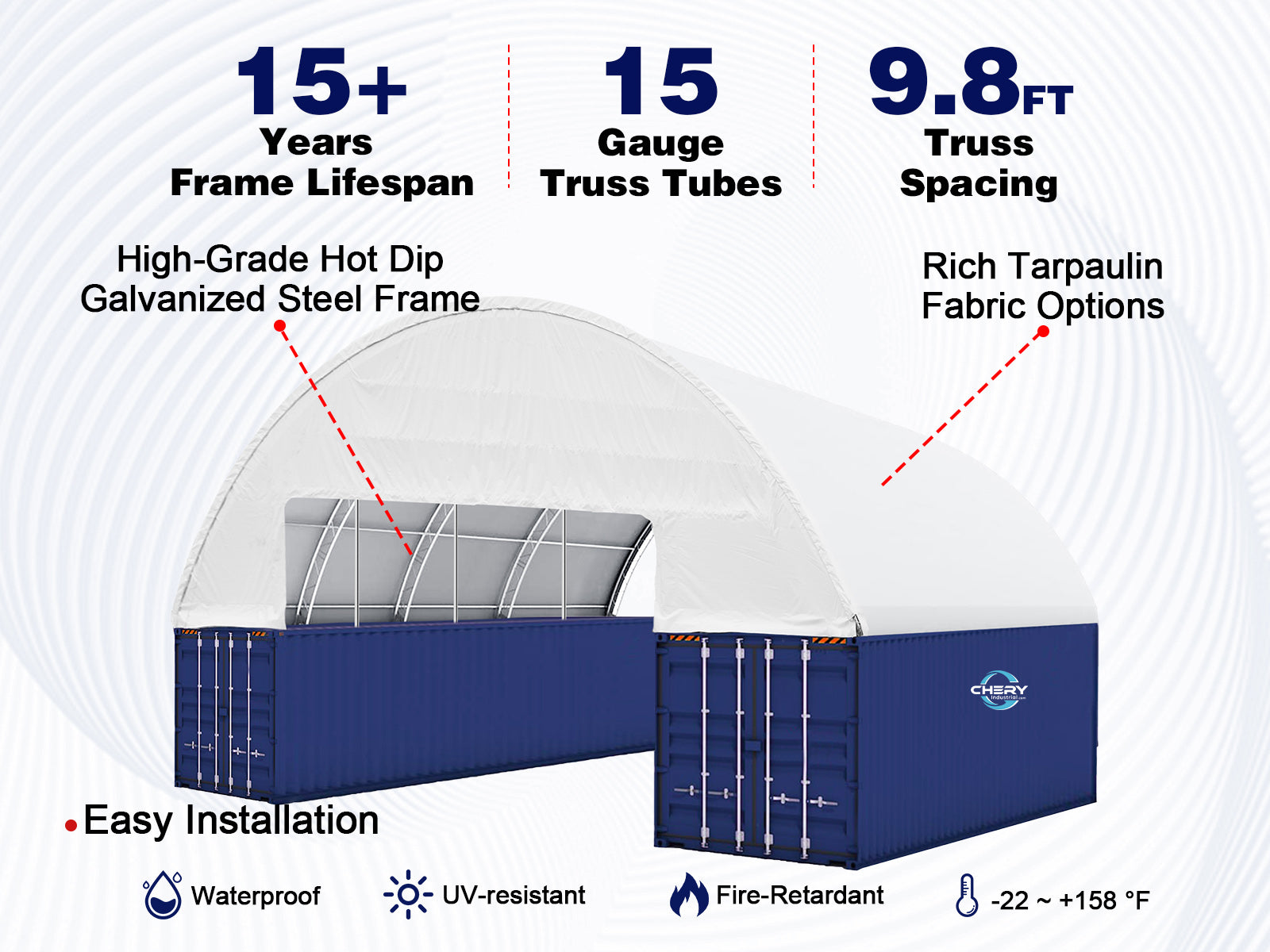 DoubleTruss-Container-Canopy-Shelter-W60xL40xH20ft-A+