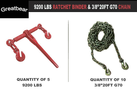 Greatbear Ratchet Binder and Chain