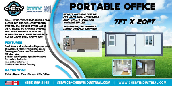 Modern Portable Office 7ft x 20ft