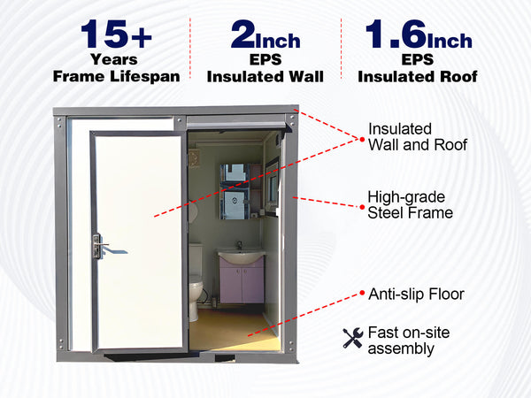 Portable-Toilet-with-Shower-Curtain-Style-A+