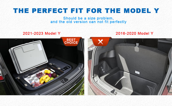 Portable freezer specially designed for Tesla Model Y