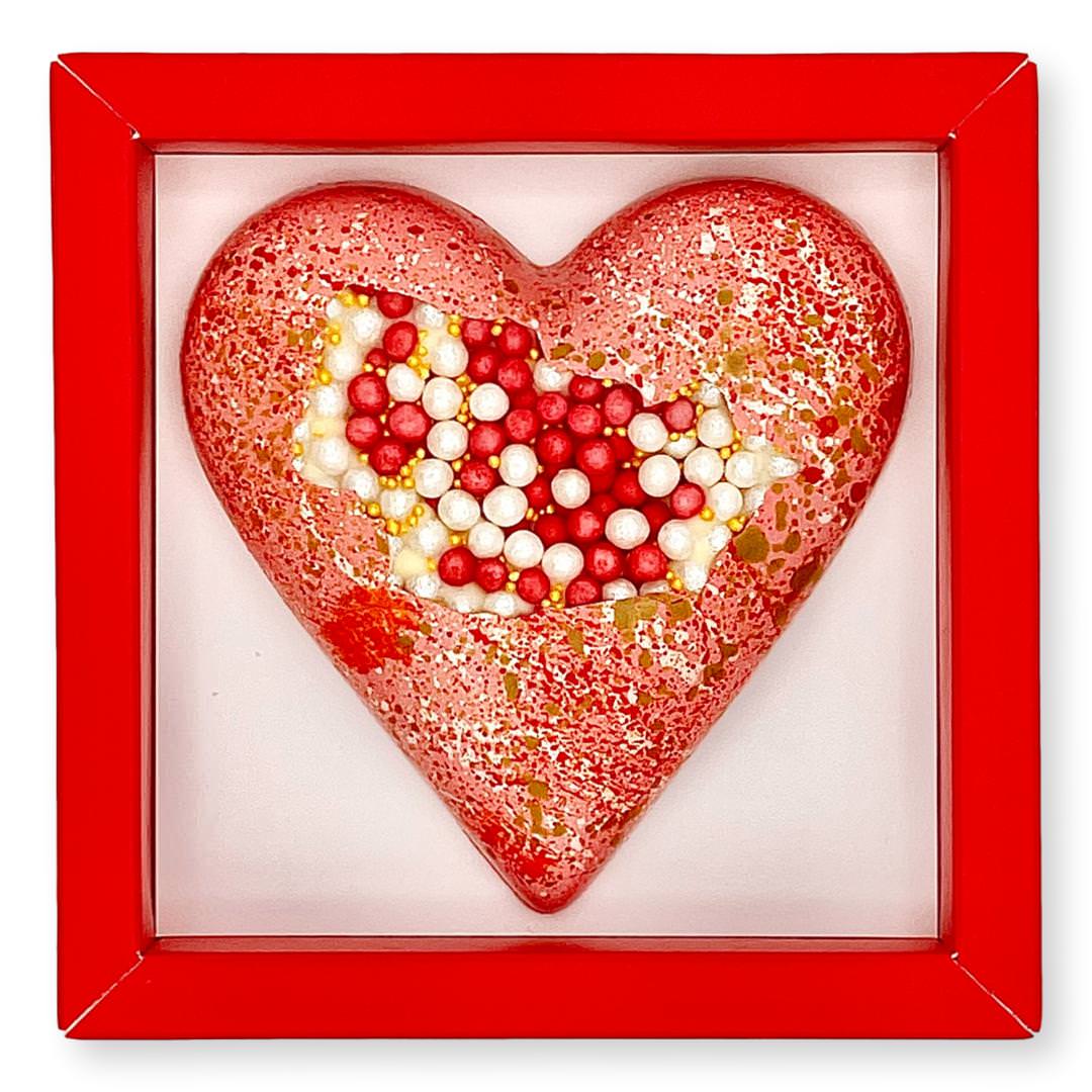 Namens Relatief herhaling Stijlvol Chocolade Hart Cadeau - Sweet Heart | Choconista | Choconista