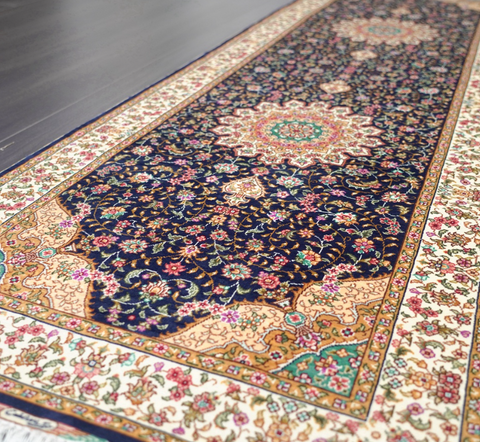 Persian silk rugs 