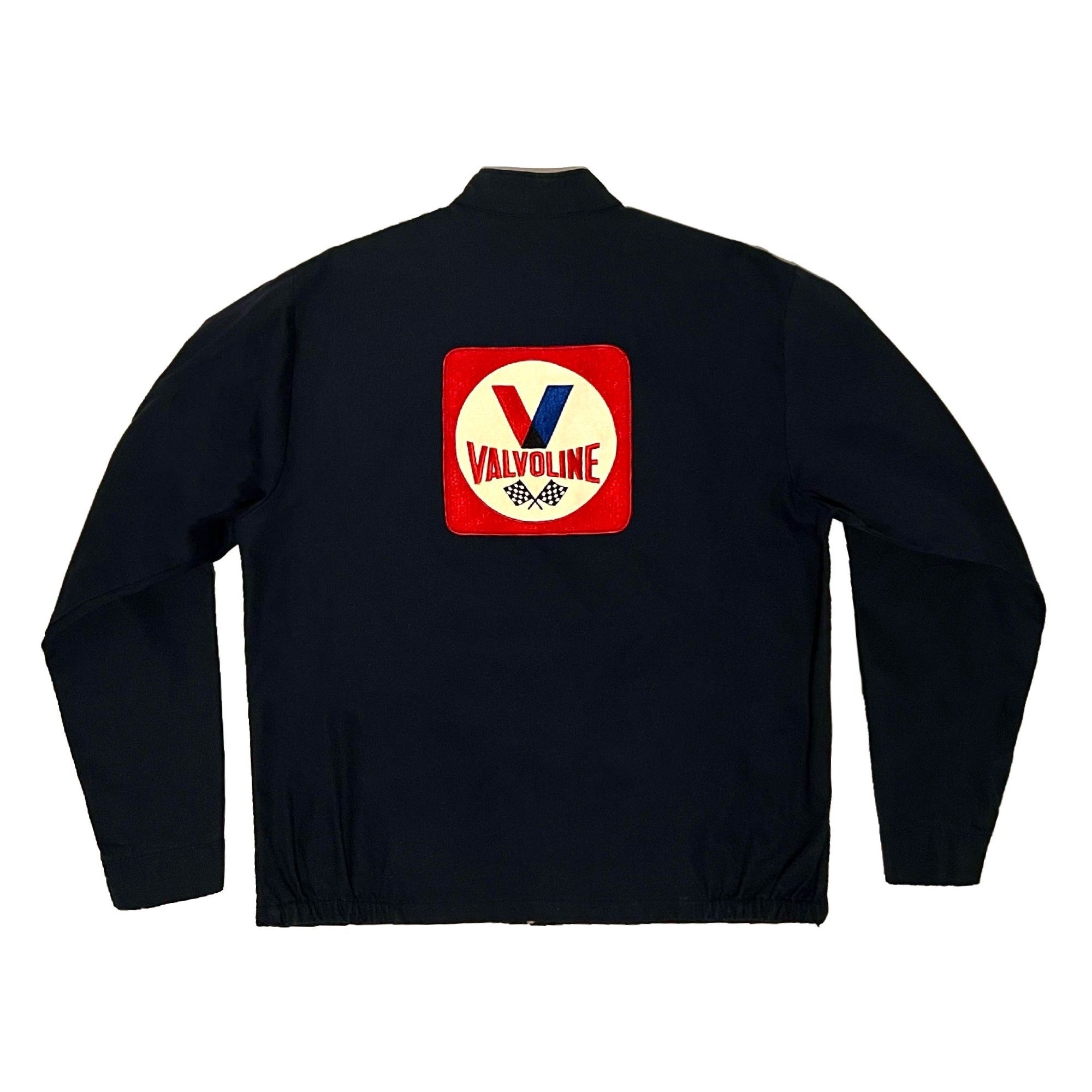 1960’S VALVOLINE CHAINSTITCHED RACING JACKET LARGE